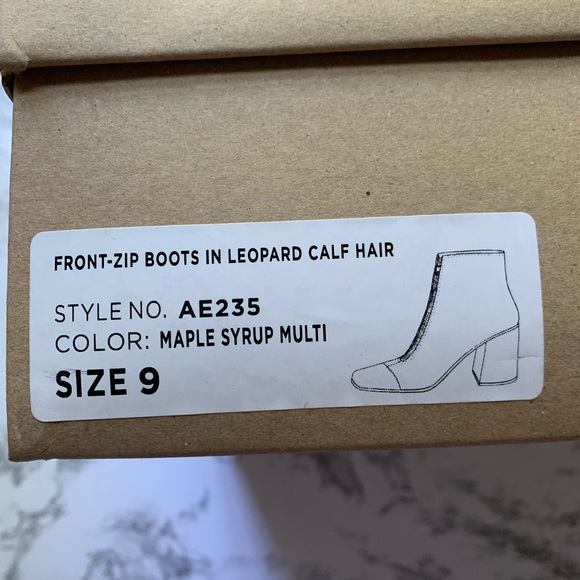 Madewell The Amalia Zip Boot in Leopard Calf Hair - Picture 9 of 9